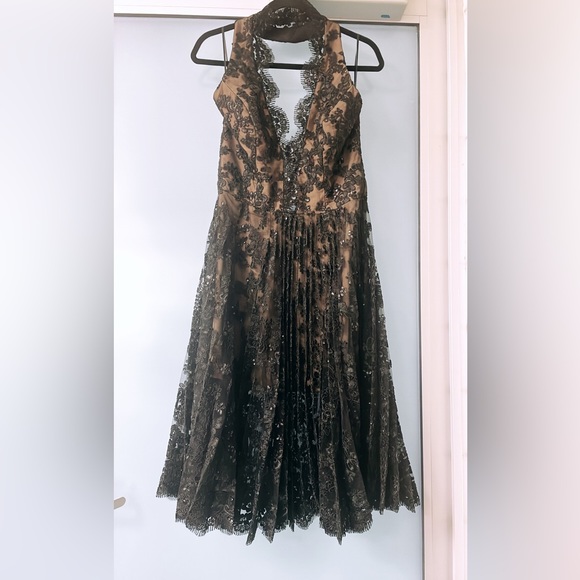 ❌❌SOLD ❌❌ BRAND NEW! Helsi Sophia Black Embroidered Lace Dress Size M - Picture 5 of 5